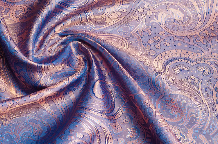 Silk fabric design for fashion designers